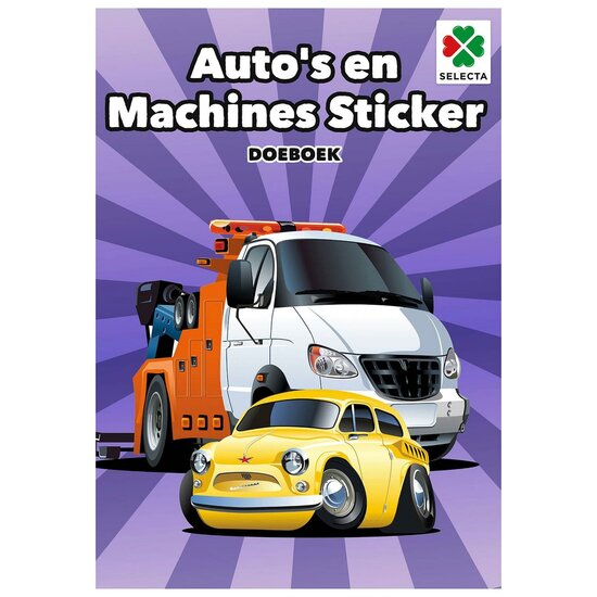 Autos en Machines Sticker Doeboek